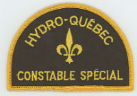 CANADA,QUEBEC,HYDRO QUEBEC CONSTABLE 1